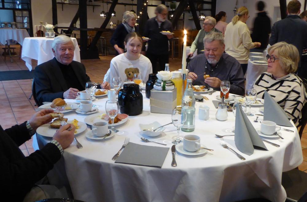 Auch Altbürgermeister Thum war gekommen.