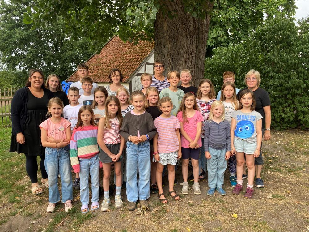 Gruppenfoto von der Kinderfreizeit