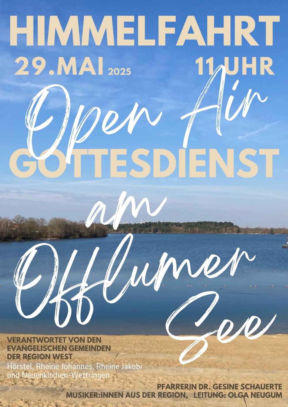 Einladung zum Open-Air-Gottesdienst