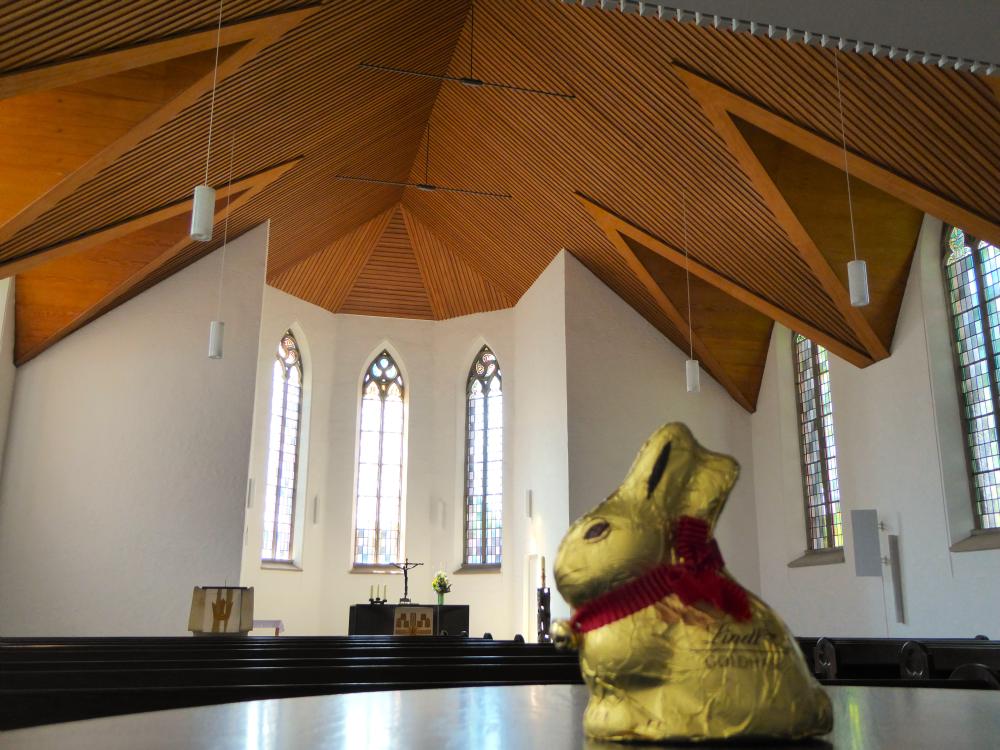 Ein besonderer Gast in der Kirche!